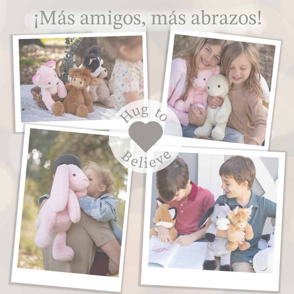 Peluche de animal de peluche más suave del mundo para bebé, niño pe...