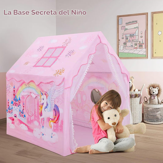 Tienda de campaña para niños y niñas, gran tienda de juegos plegabl...