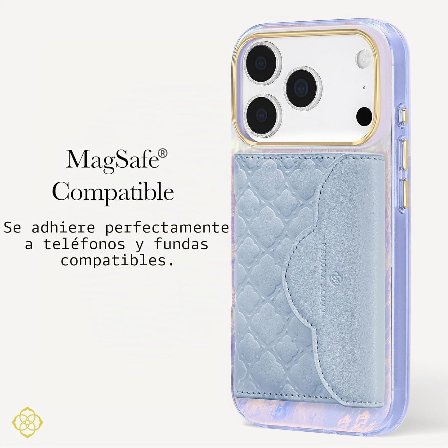 Kendra Scott - Cartera y tarjetero triple MagSafe compatible con te...