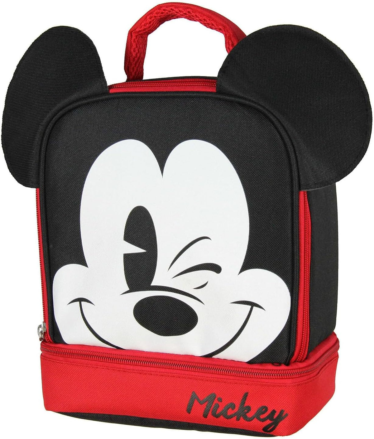 Disney Mickey Mouse - Lonchera con doble compartimento con orejas 3...