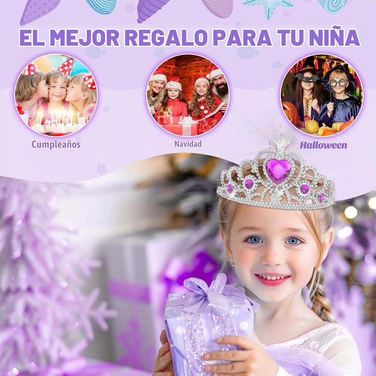 INNOCHEER Maquillaje de simulación para niños pequeños, juguetes de...