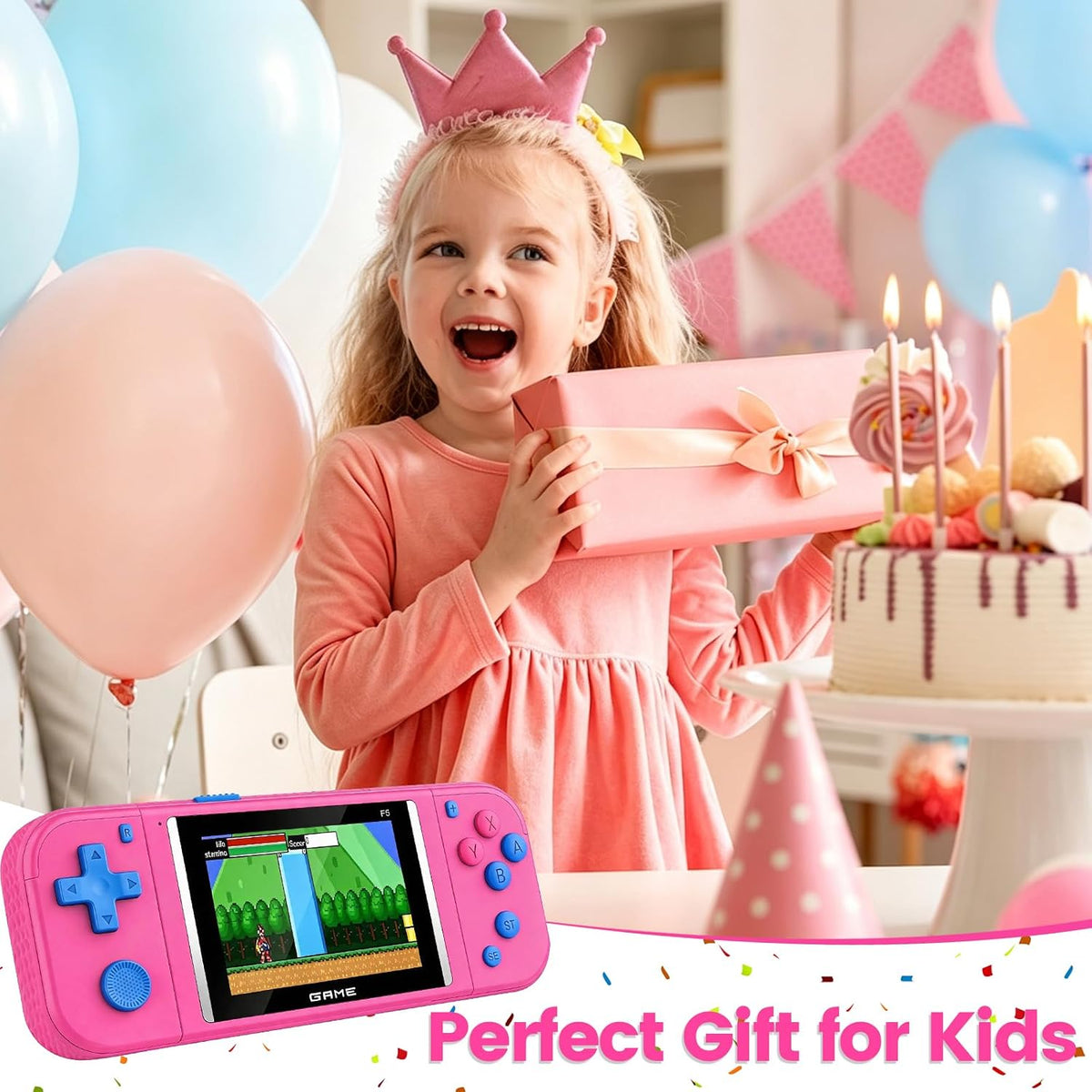 Juegos de mano para niños: 288 videojuegos retro, regalos de juguet...