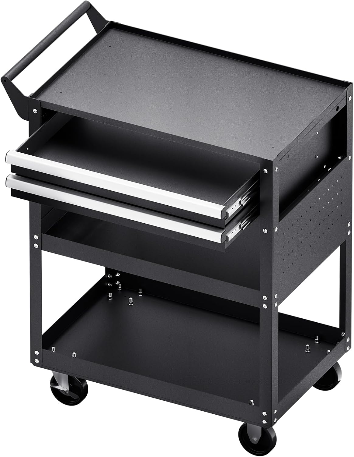 VEVOR Carrito de herramientas de 5 niveles con ruedas, capacidad de...