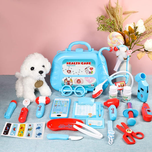 Meland Kit de médico de juguete para niños, juego de simulación con...
