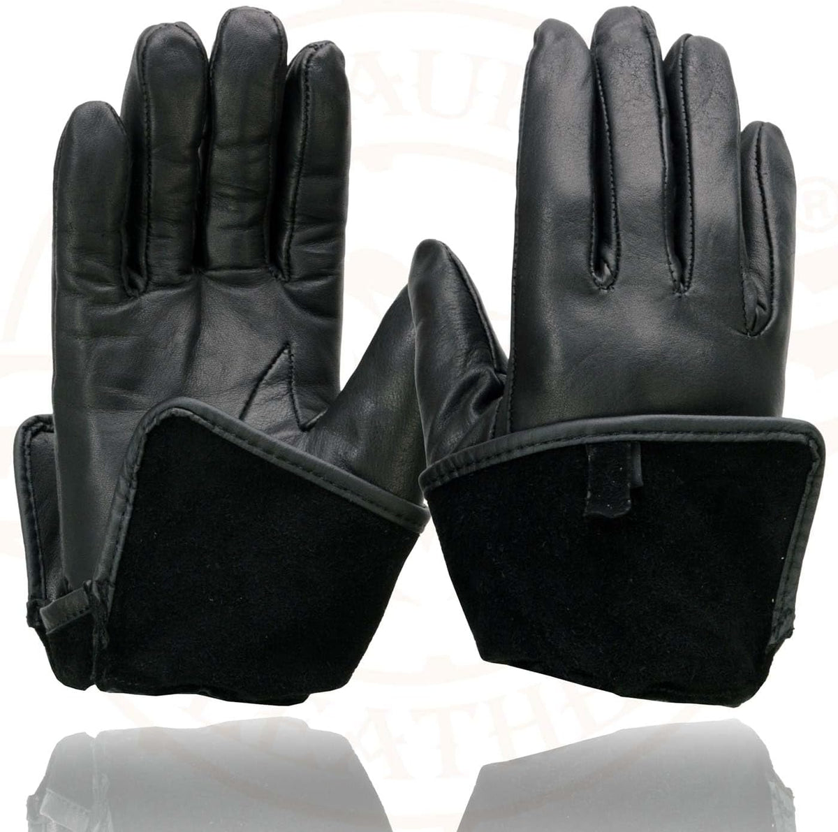 Milwaukee Leather Guantes de cuero para mujer