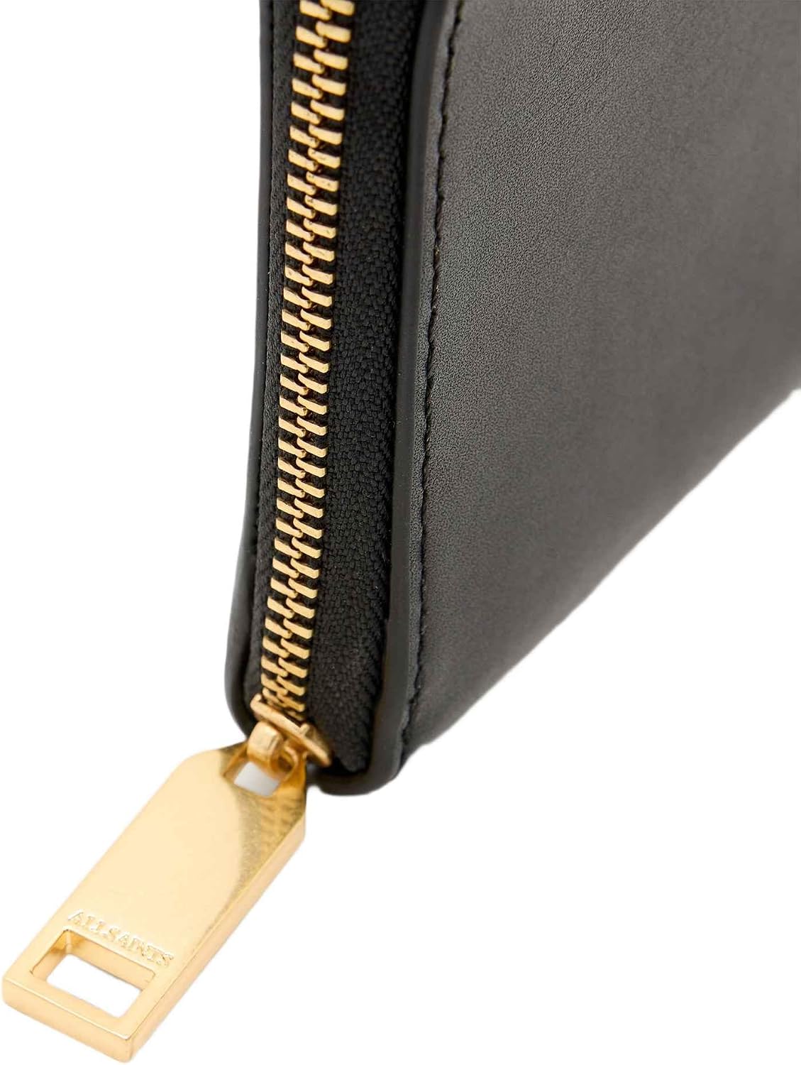 AllSaints, Negro, Talla única, Cartera con cremallera hexagonal Lena