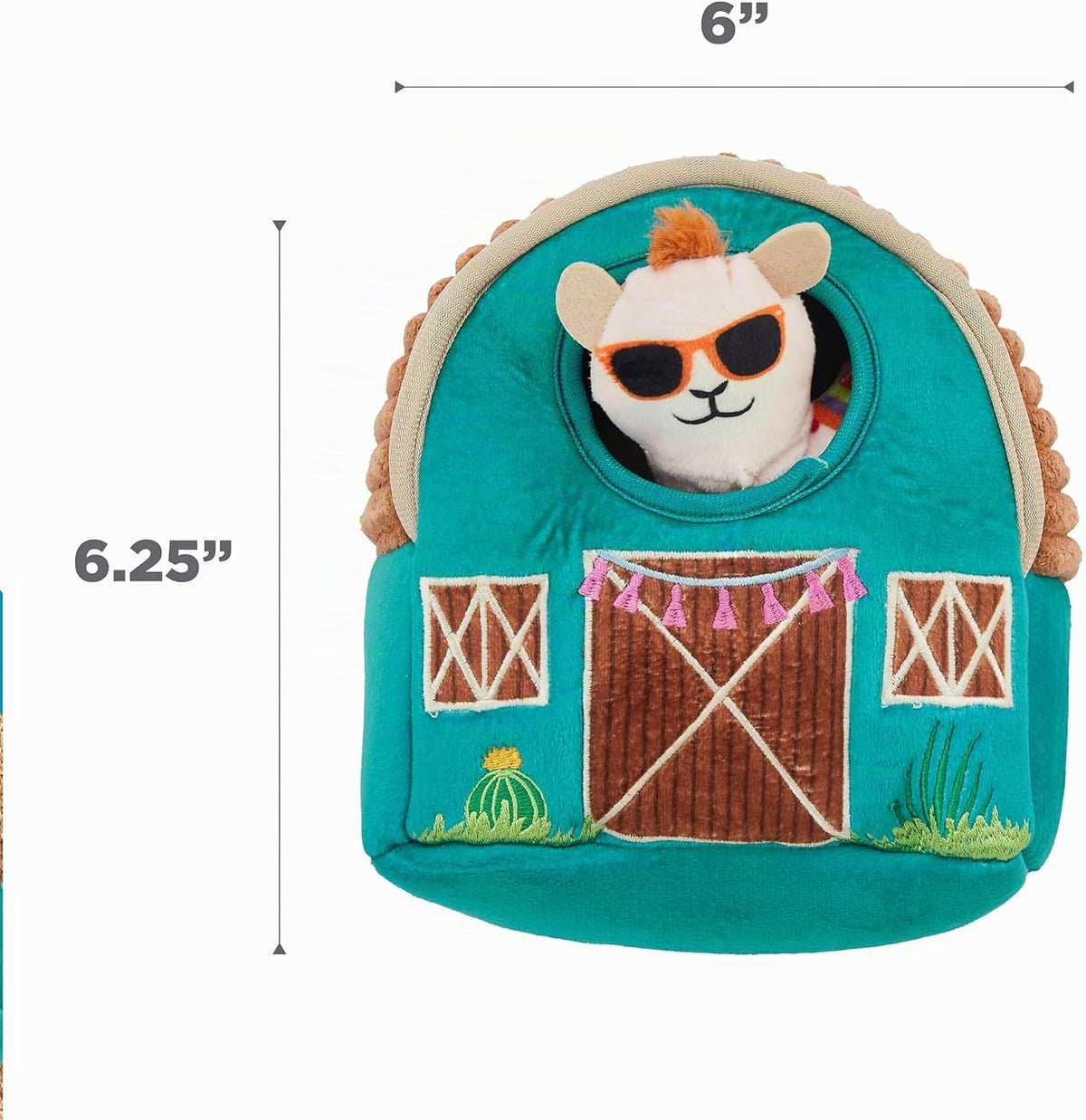 Outward Hound Hide A Llama - rompecabezas de peluche para perro