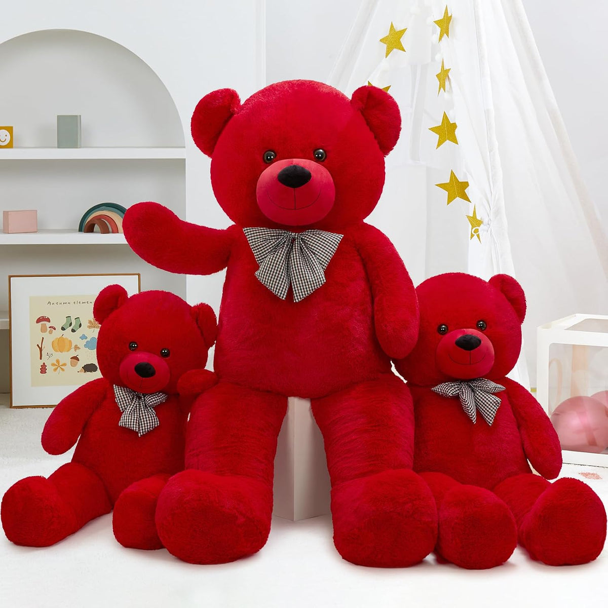MaoGoLan Oso de Peluche Gigante Animal de Peluche 47 pulgadas, Oso...