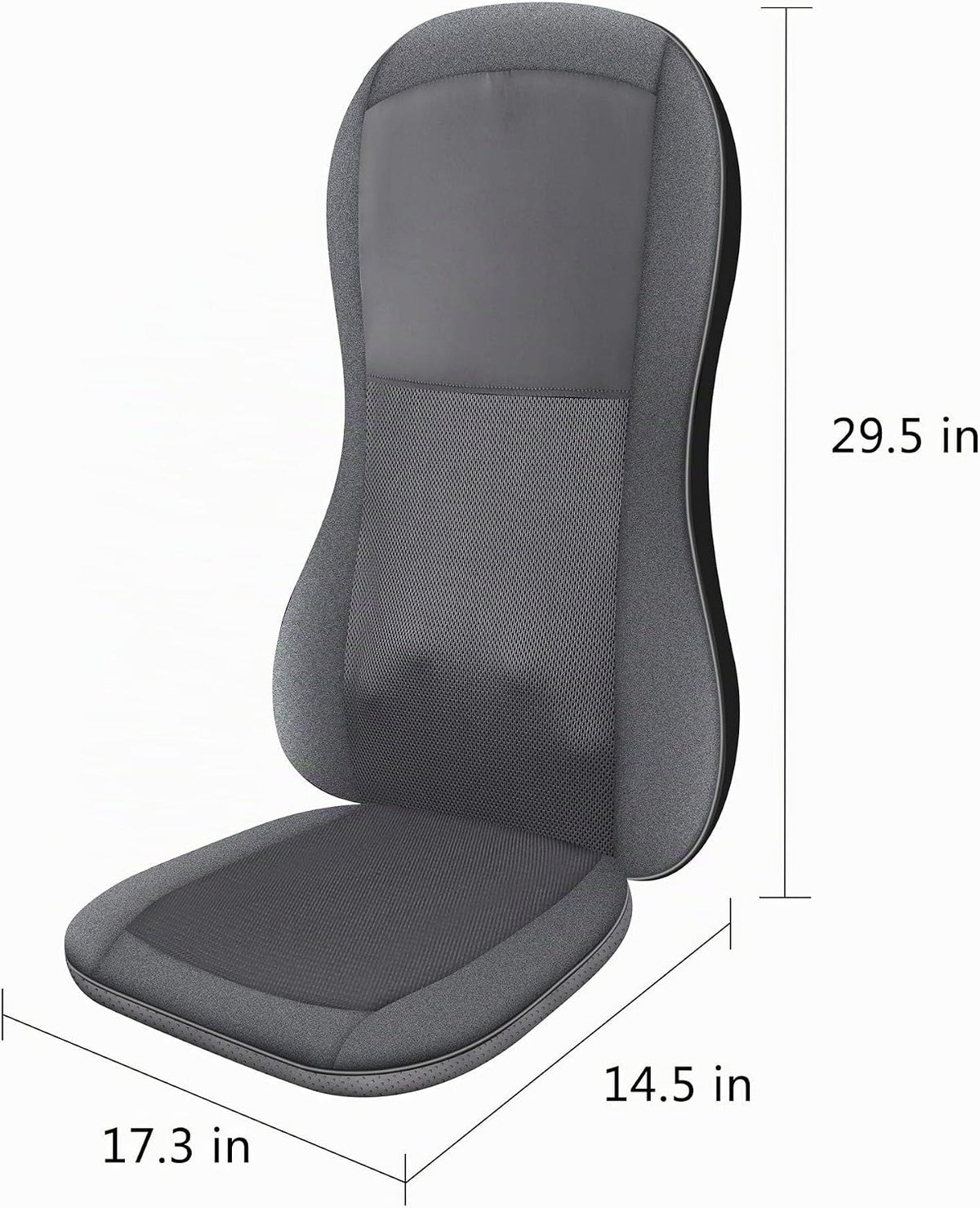 COMFIER Shiatsu - Masajeador de espalda con calor, almohadilla para...