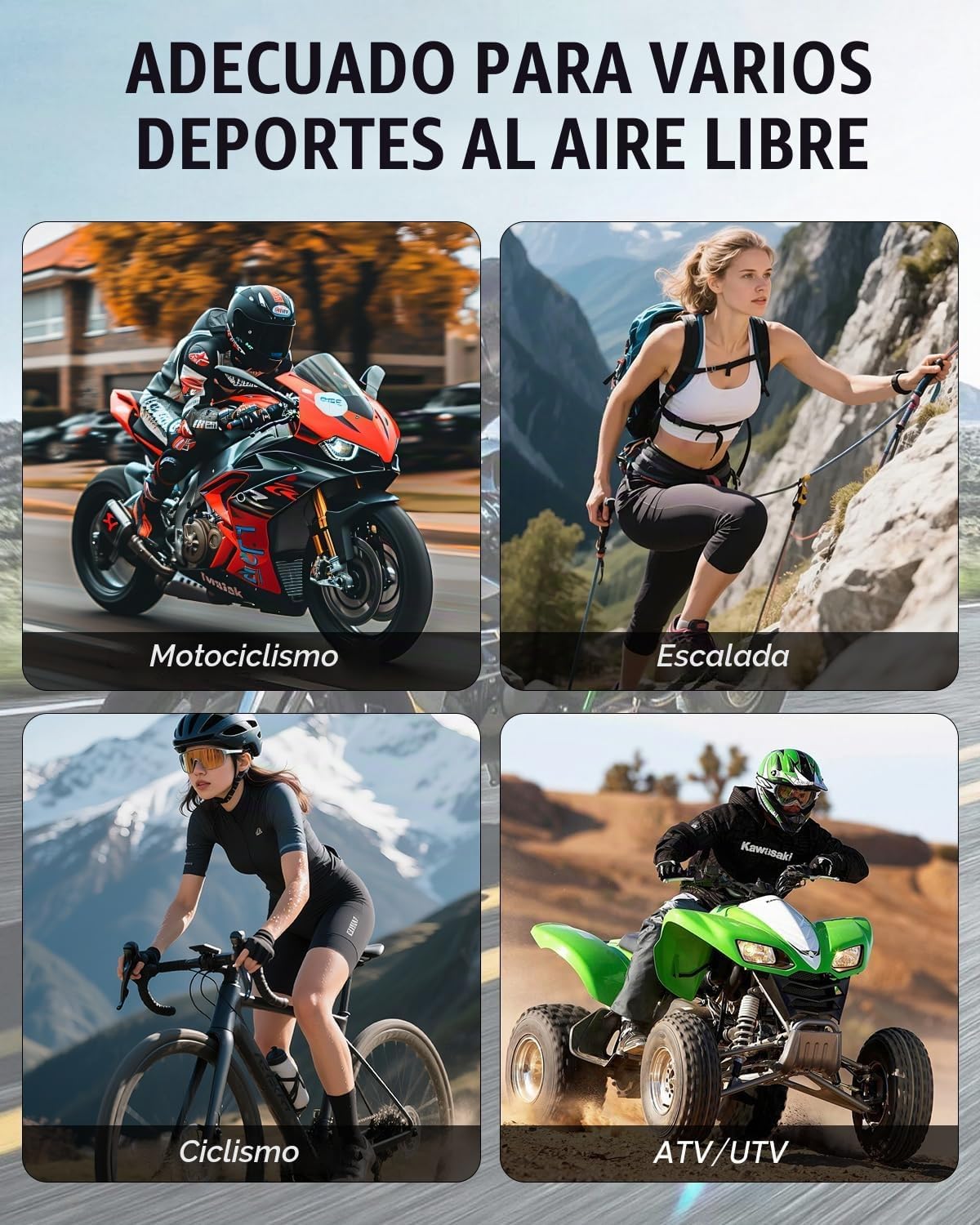 shamofeng Guantes de motocicleta con nudillos de acero aleado, para...