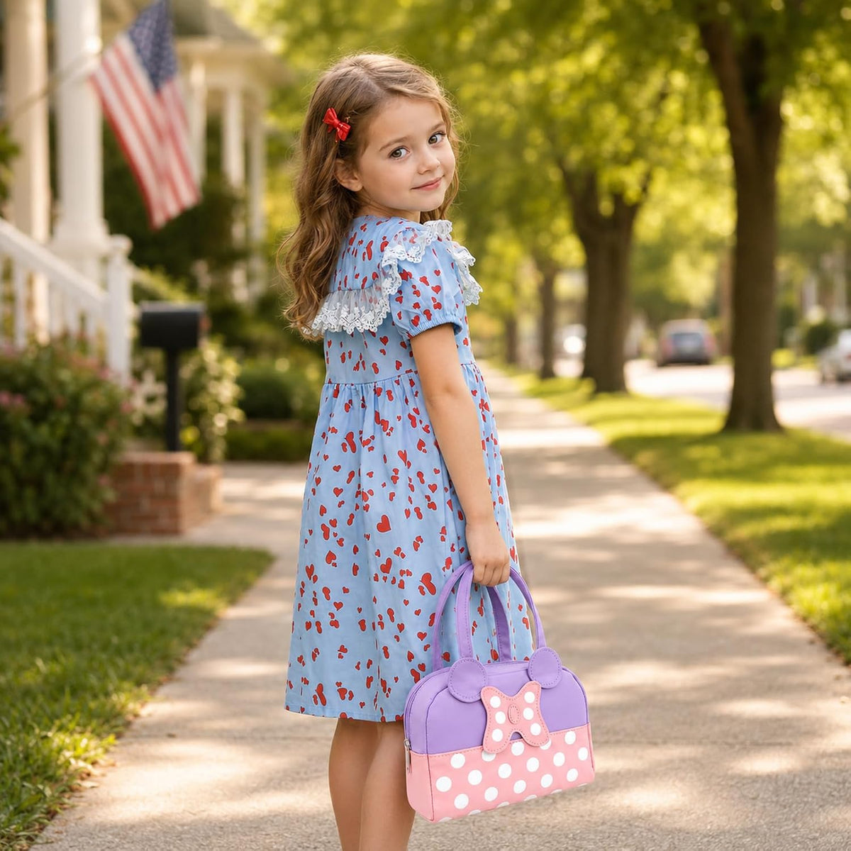 Bolso de juego de fantasía para niñas pequeñas, bolso de niña con j...