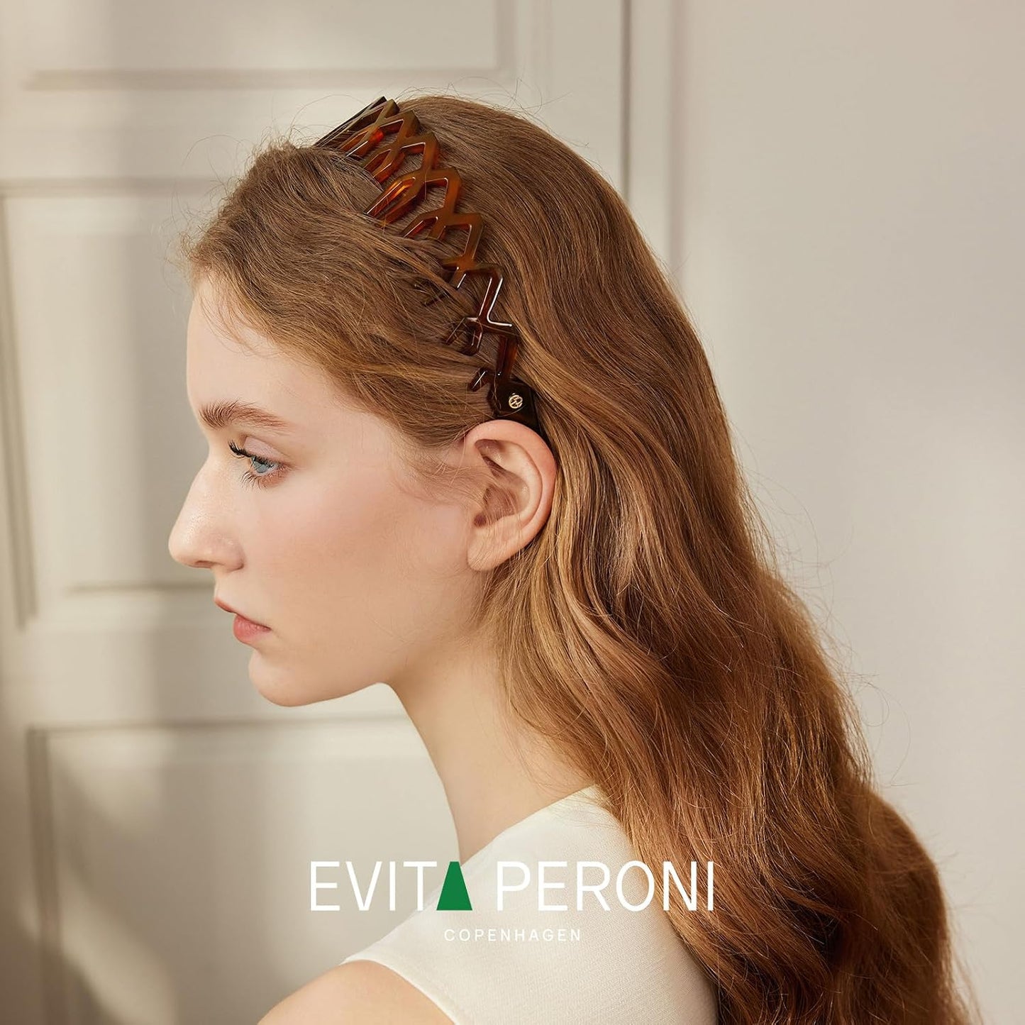 EVITA PERONI Diadema de peine para mujeres y niñas, diadema en zigz...