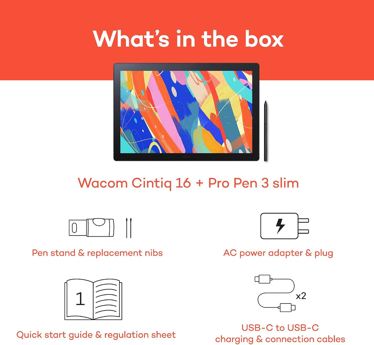 Wacom Cintiq 16 Tableta de dibujo con pantalla, pantalla de 16 pulg...