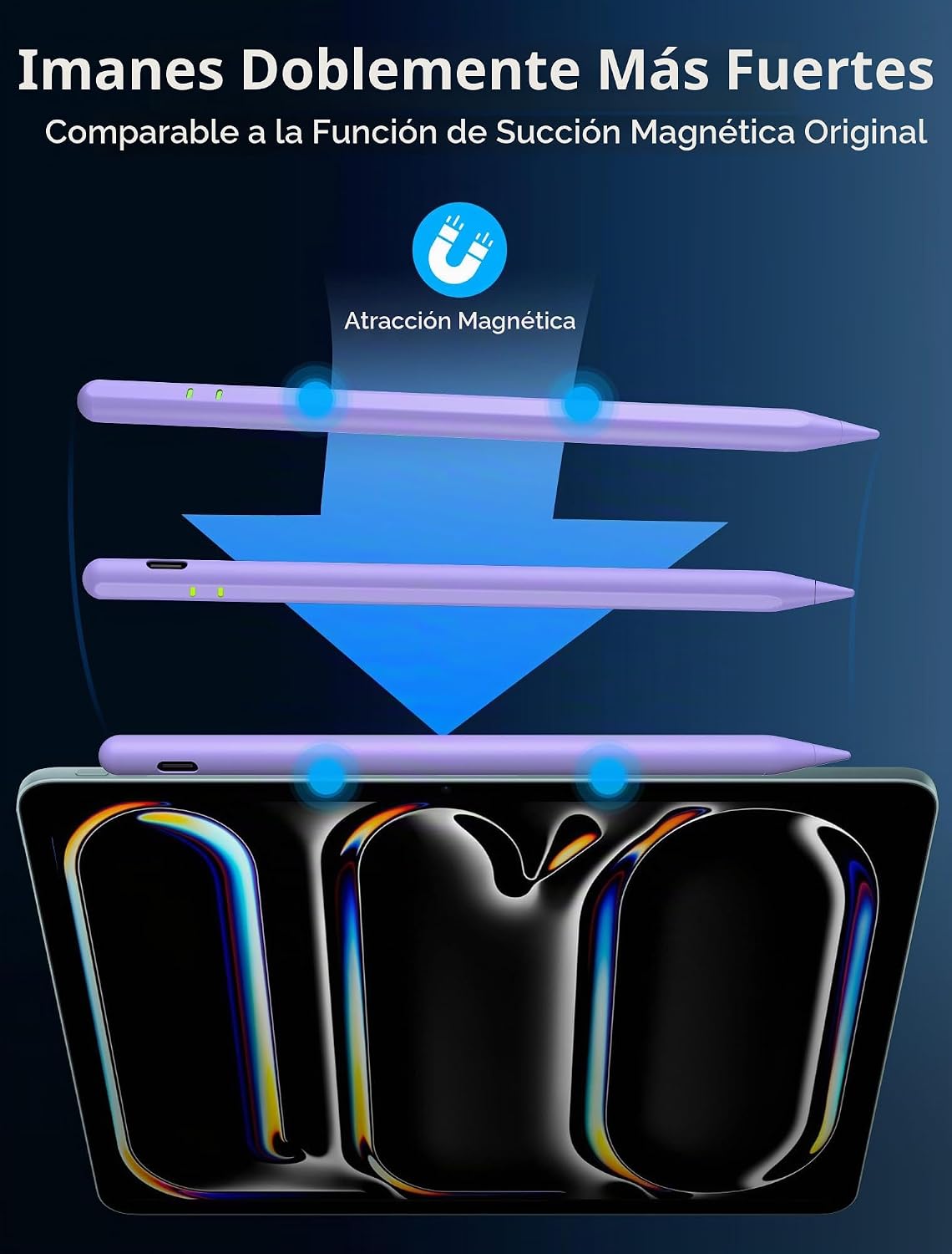 Lápiz para Apple iPad A16\/10\/9\/8\/7\/6ª generación, Pro 13\/12.9...