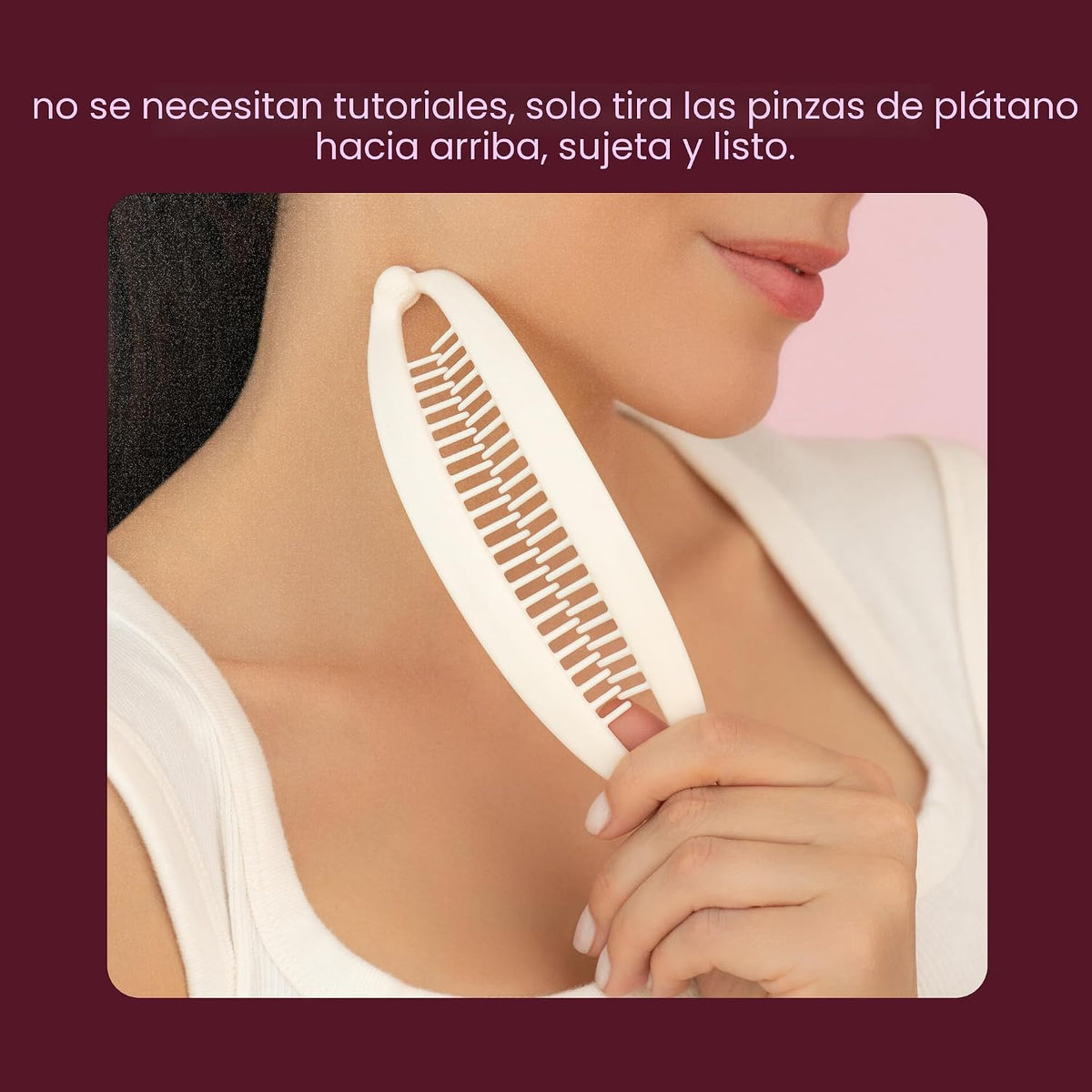 Cobana Pinzas para el cabello con clip de plátano, pinzas voluminiz...