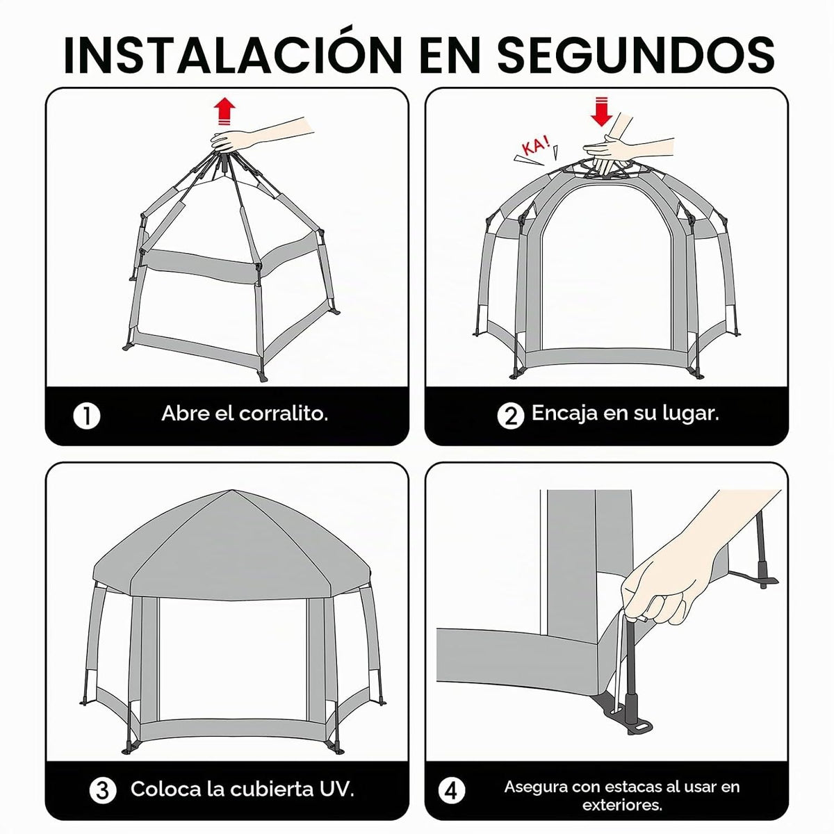 Palopalo Tienda de campaña de playa para bebés desplegable - Toldo...