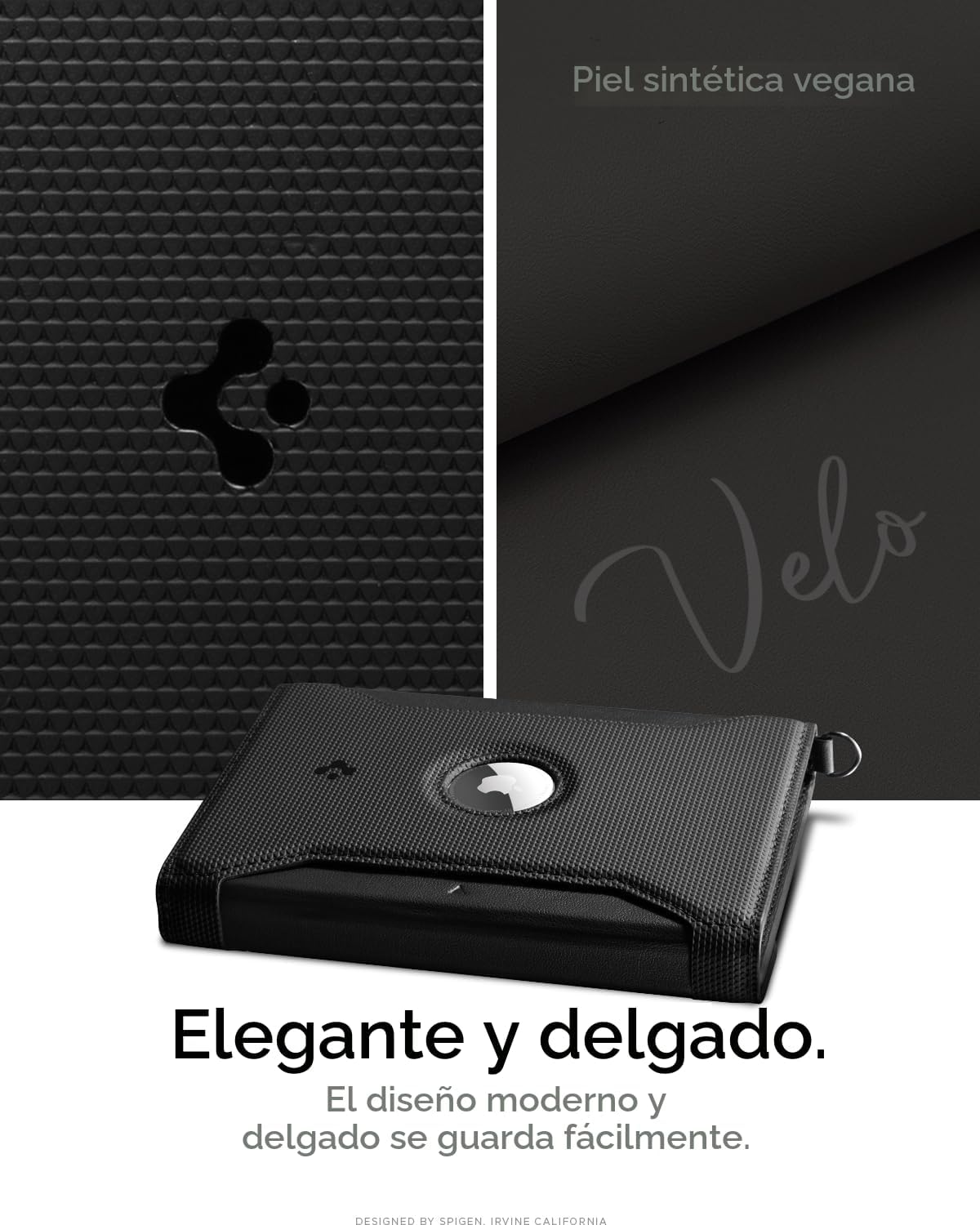 Spigen Life para pasaporte Funda para tarjeta con tecnología de blo...