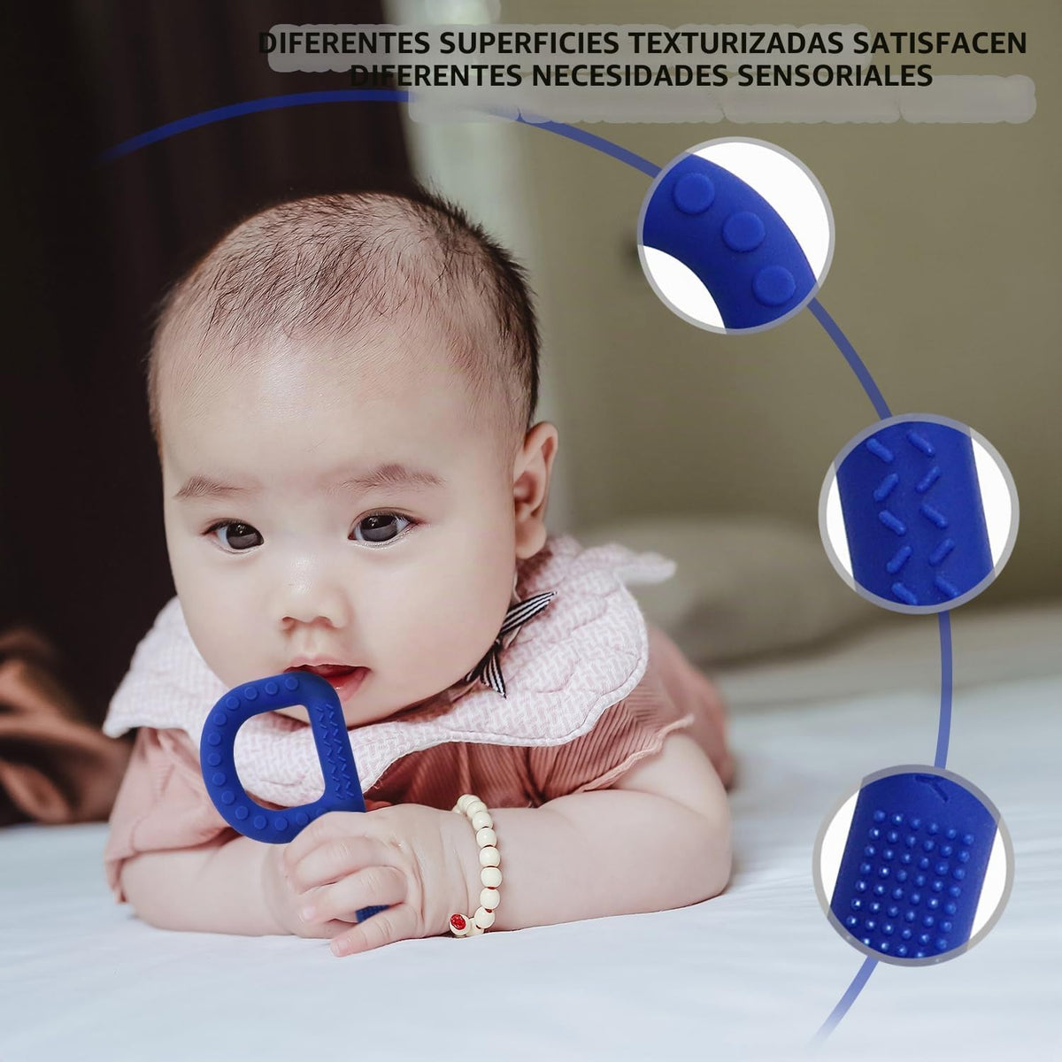 Flyaway Juguetes sensoriales masticables para niños, paquete de 4,...