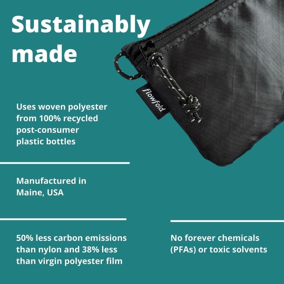 Flowfold Creator - Carteras con cremallera de material 100% recicla...