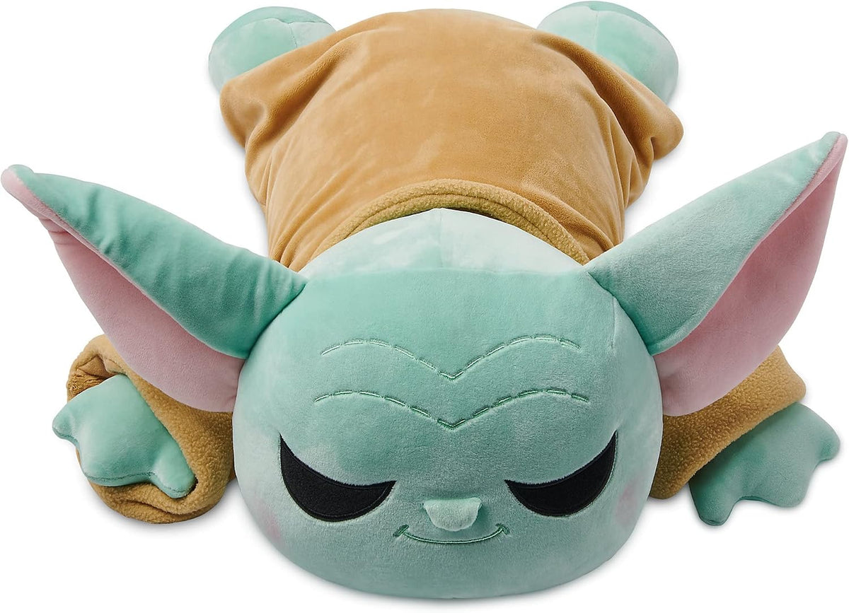 DISNEY STORE Peluche oficial de Cuddleez, Grogu, peluche grande, sú...