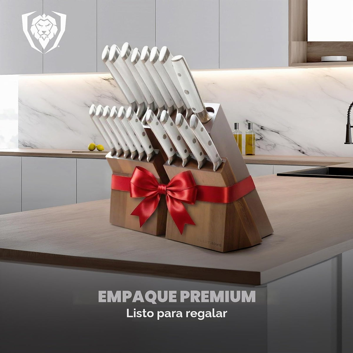 DALSTRONG Juego de cuchillos - Juego de cuchillos colosales de 18 p...