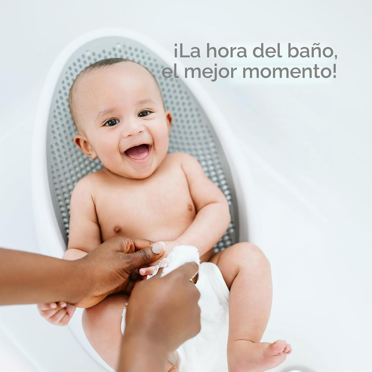 Angelcare Soft-Touch - Soporte de baño para bebé, color gris | El s...