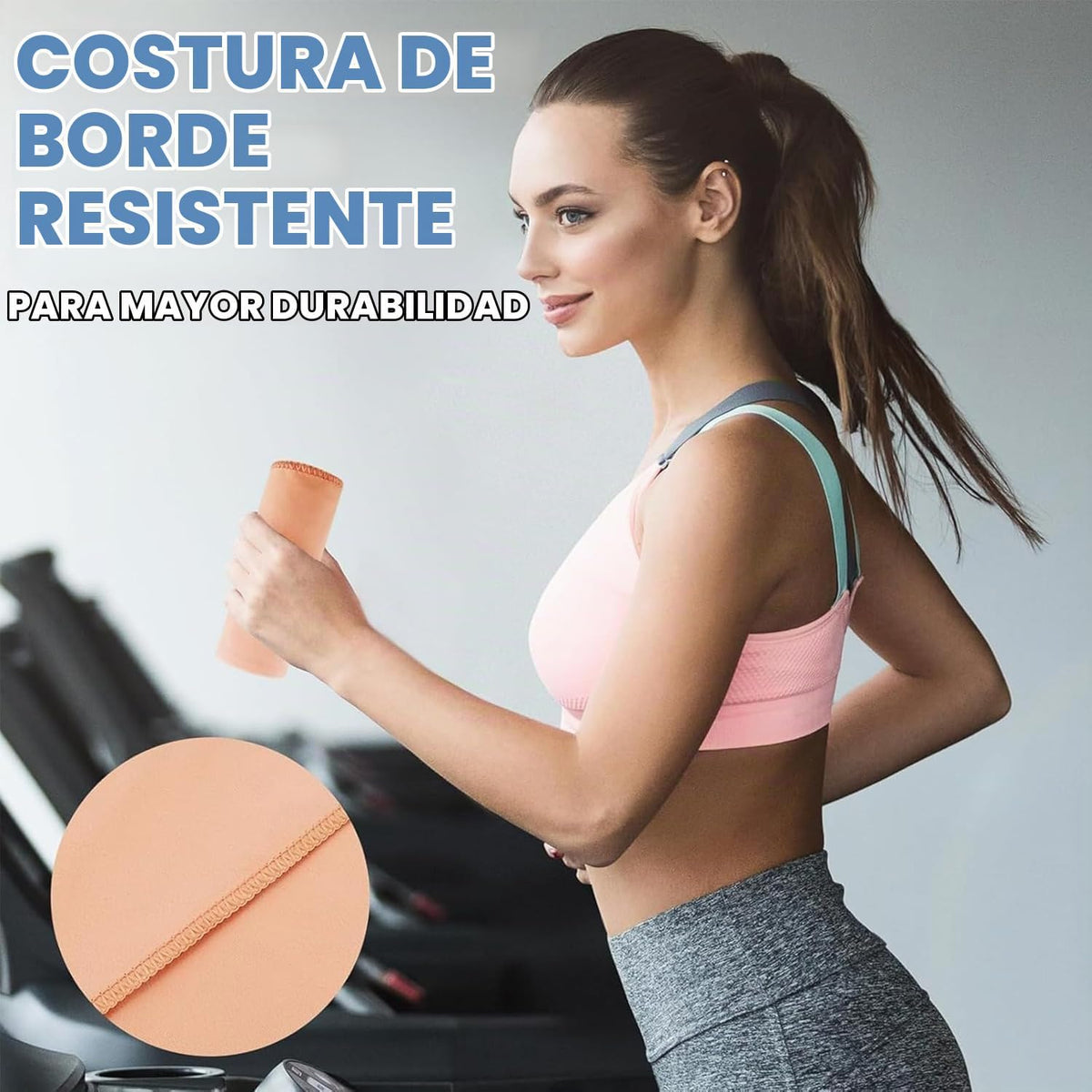 Vnoss Toallas de gimnasio de microfibra, de secado rápido, altament...
