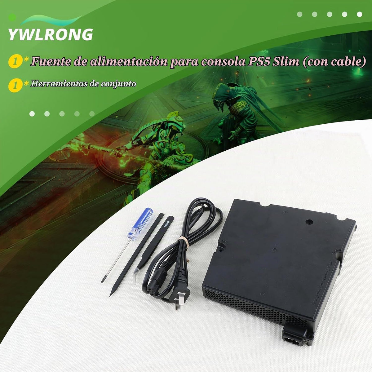 Fuente de alimentación delgada para PS5 para PlayStation 5 PS5 Slim...