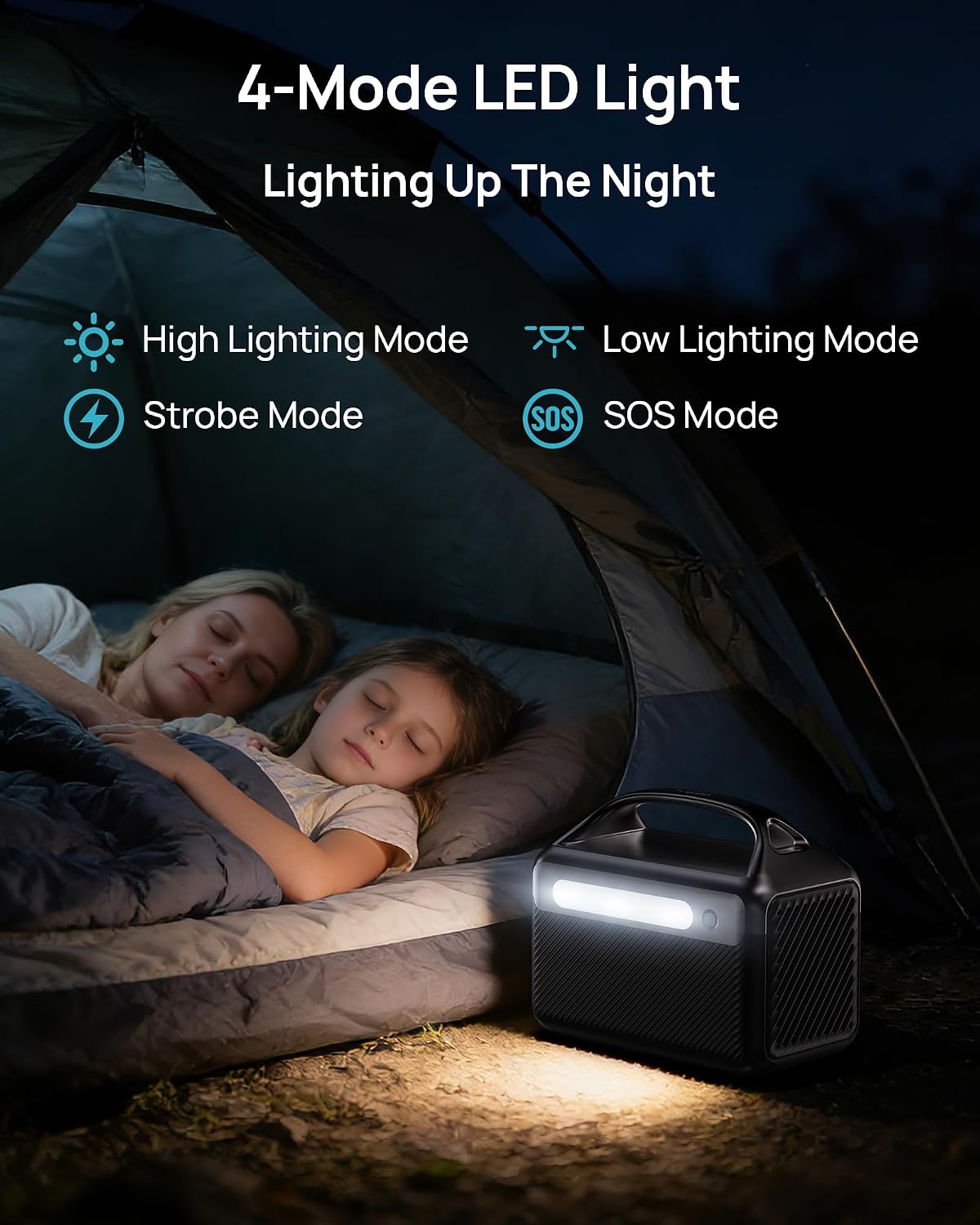 Estación de energía portátil de 192 Wh(60,000 mAh) con bolsa, 300 W...