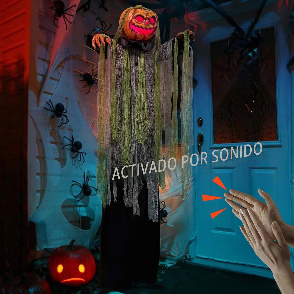 Raíz animada del mal de Halloween de 6 pies, decoraciones de Hallow...