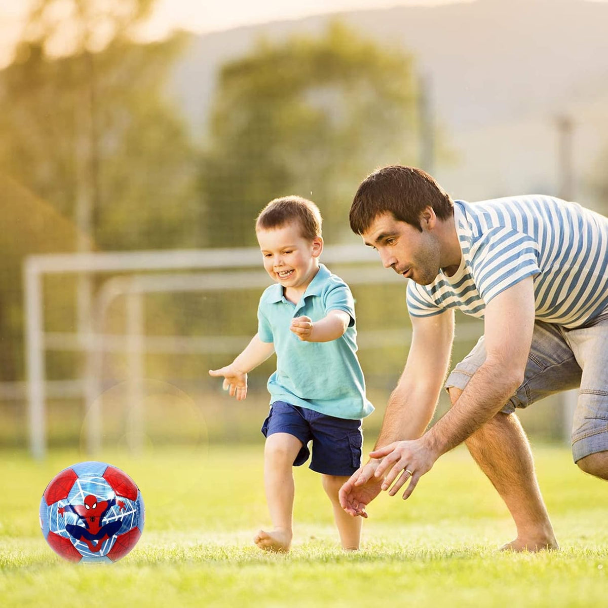 DECLIR Balón de fútbol tamaño 2,3,4 Mini Pelota de Dibujos Animados...