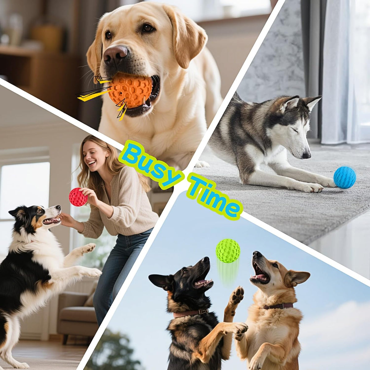 havit Juguetes masticables indestructibles y chirriantes para perro...