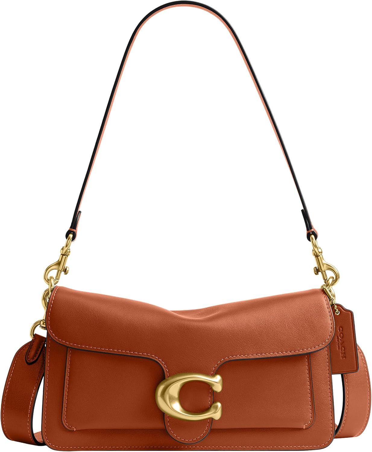 Coach Bolso de hombro atigrado serpiente con cuentas para mujer