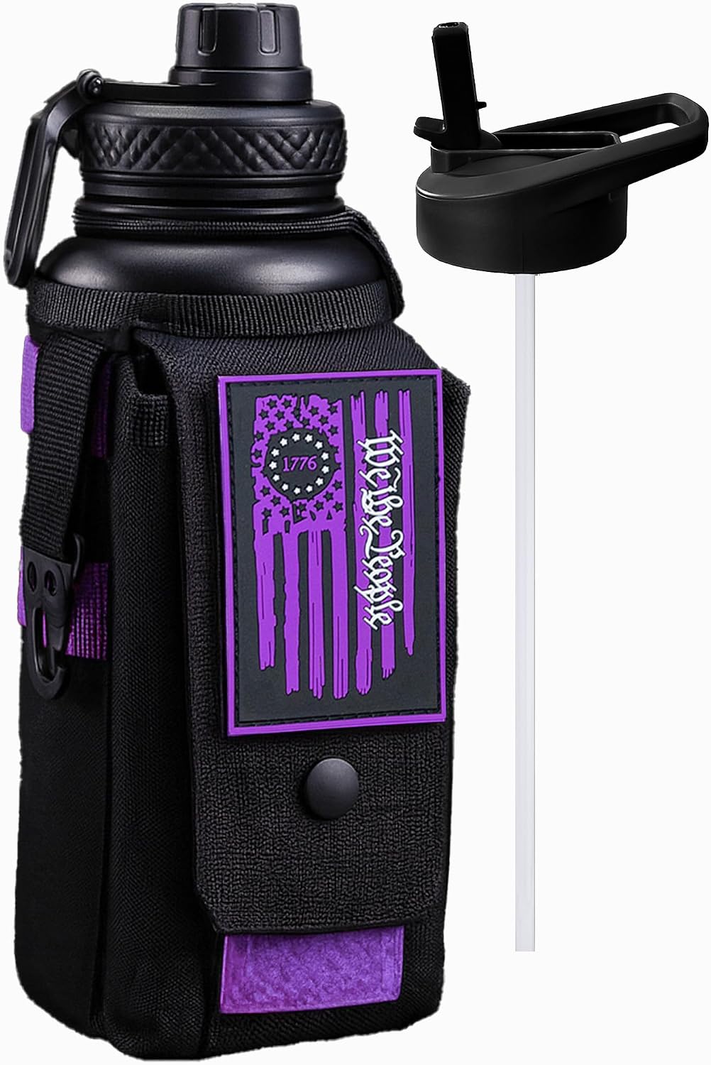 Iron Infidel Battle Bottle - Botella de agua aislada de 32 onzas co...