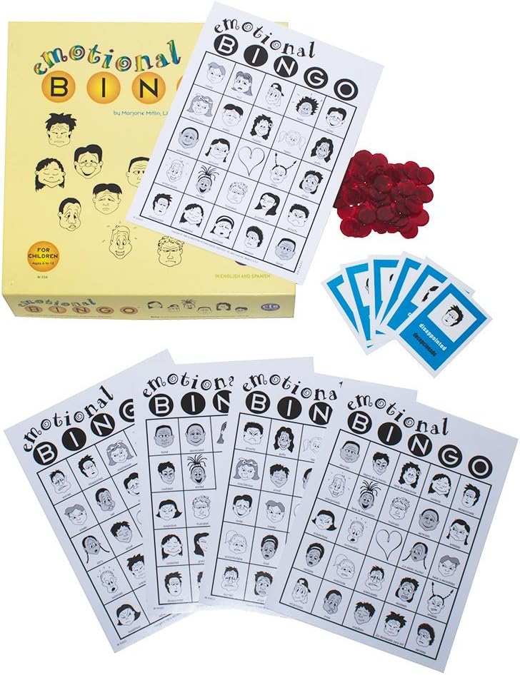 Bingo emocional para niños