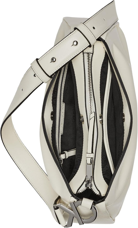 Calvin Klein Tina Top - Bolso de hombro con cremallera para mujer