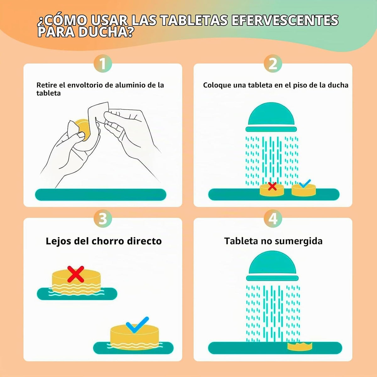Vaporizadores de ducha para aromaterapia, paquete de 12 bombas de d...
