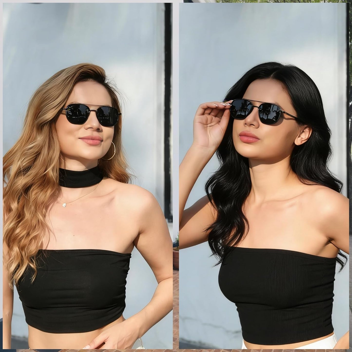 FEISEDY - Lentes de sol polarizados estilo aviador para hombres, ma...