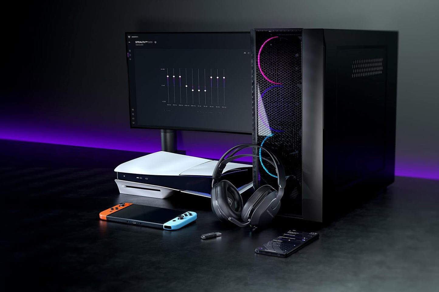 Turtle Beach Stealth 500 - Auriculares inalámbricos amplificados pa...