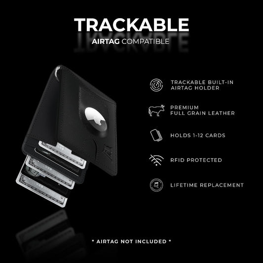 Kings Loot Billetera inteligente rastreable para Airtag para hombre...