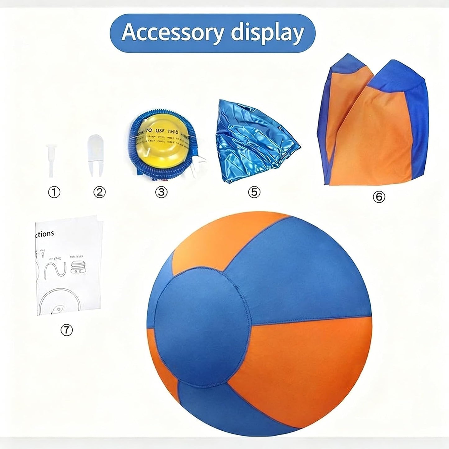 KPOAPERA Pelota de pastoreo de 10\/18\/22 pulgadas para perros y ca...