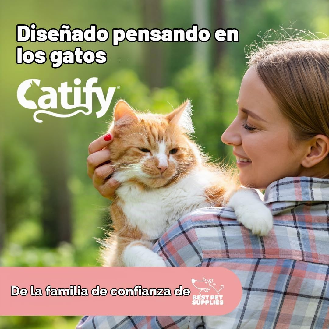Best Pet Supplies Catify Rascador para Gatos, Rascadores Interactiv...