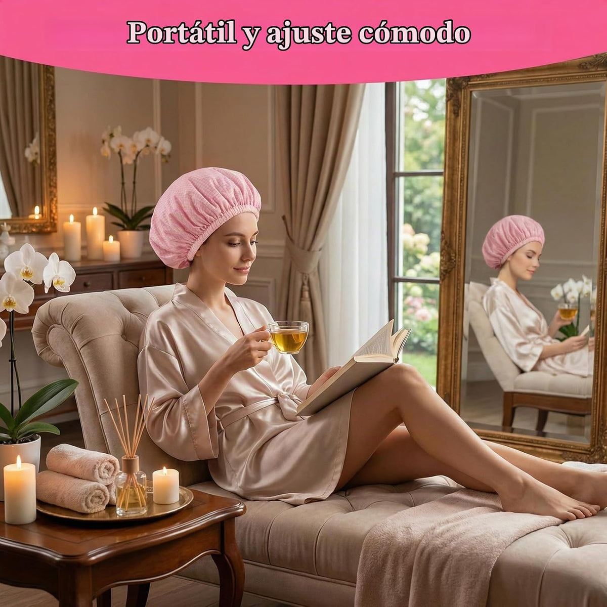 2 tapas térmicas de acondicionamiento profundo, gorra impermeable r...