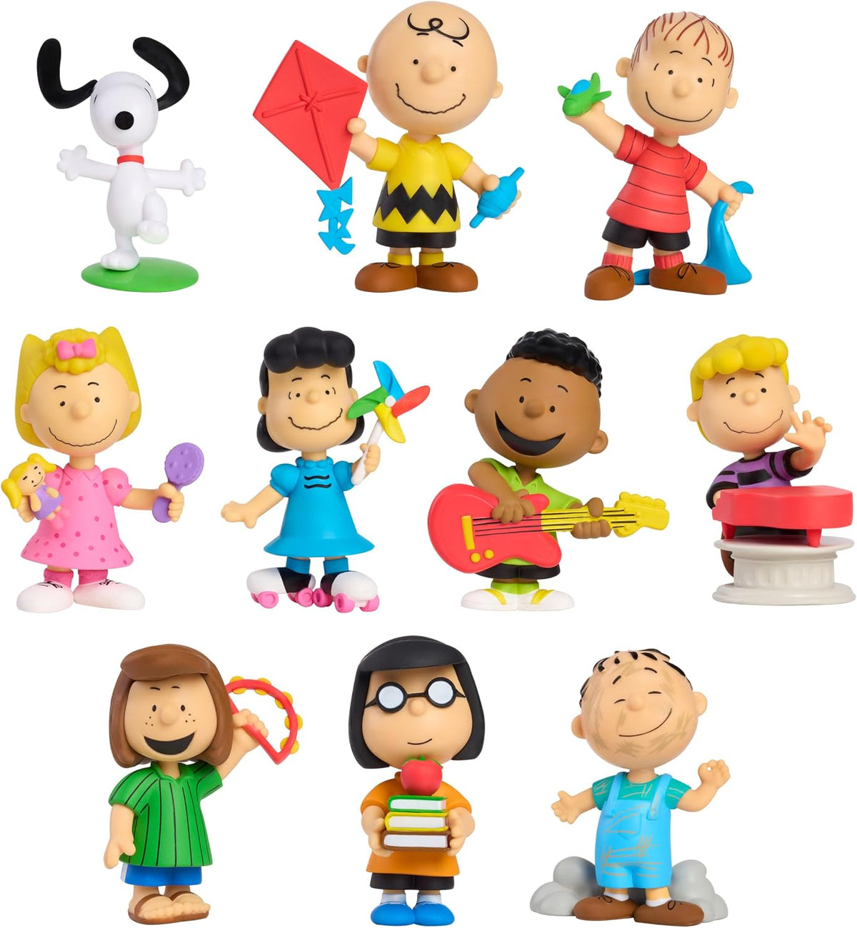 Peanuts Juego de figuras de coleccionista Just Play | Juguetes para...