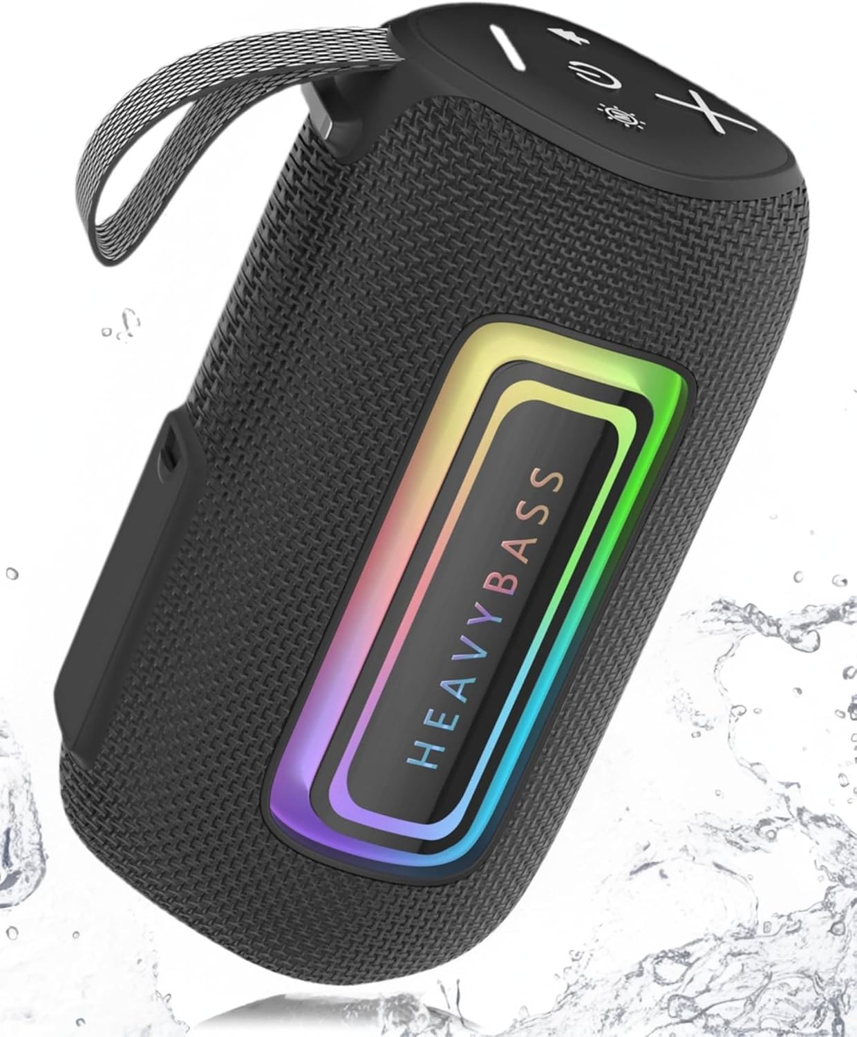 HEAVY BASS Altavoces Bluetooth inalámbricos, altavoz portátil de 80...