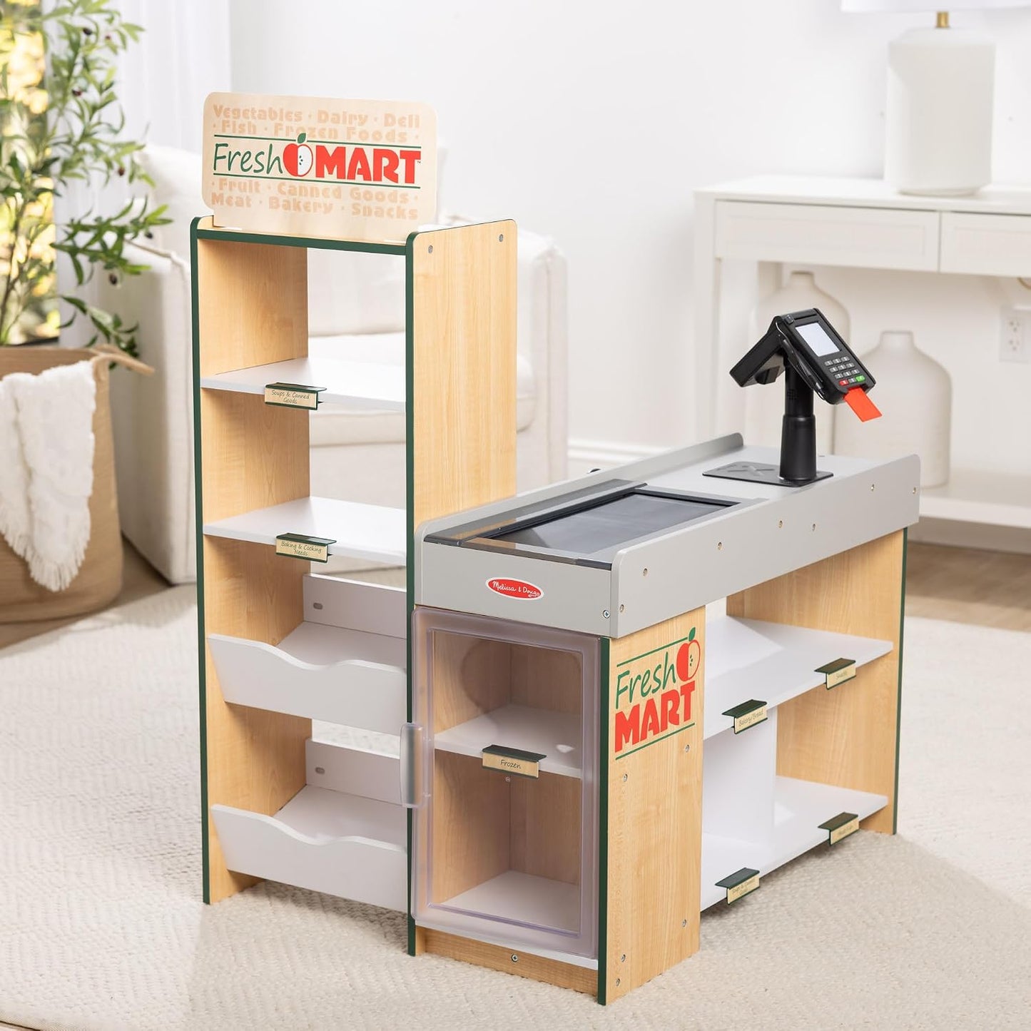 Melissa & Doug - Minisúper para niños | Tienda de comestibles d...
