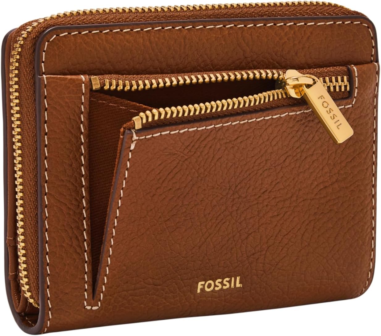 Fossil Cartera plegable multifunción Logan de piel con bloqueo RFID...