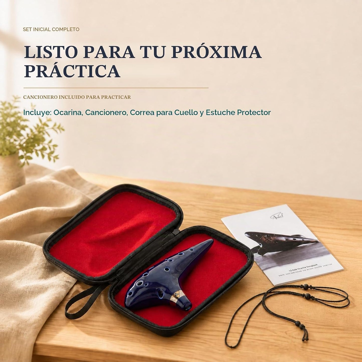 Ocarina \u201COcean Notes\u201D de 12 agujeros, forma de batata, he...