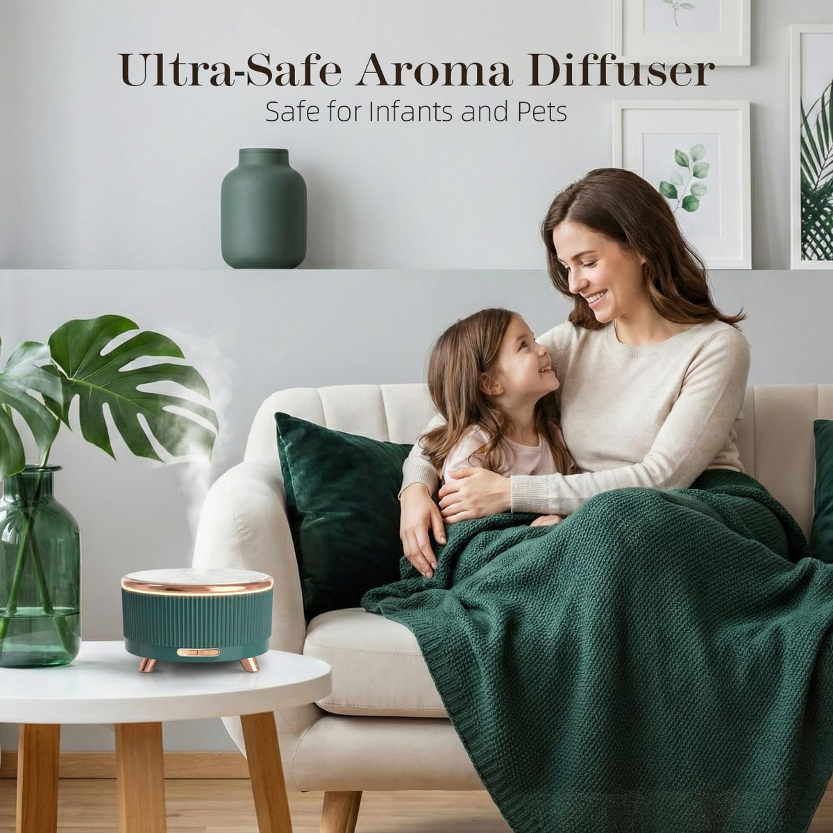Difusor de aceite esencial de 500ML: difusor ultrasónico de aroma c...