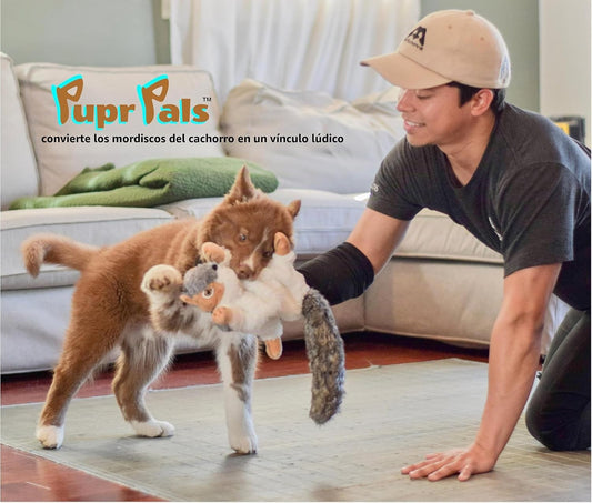 Milunova Pupr Pals - Marioneta de juguete para perros y gatos con a...